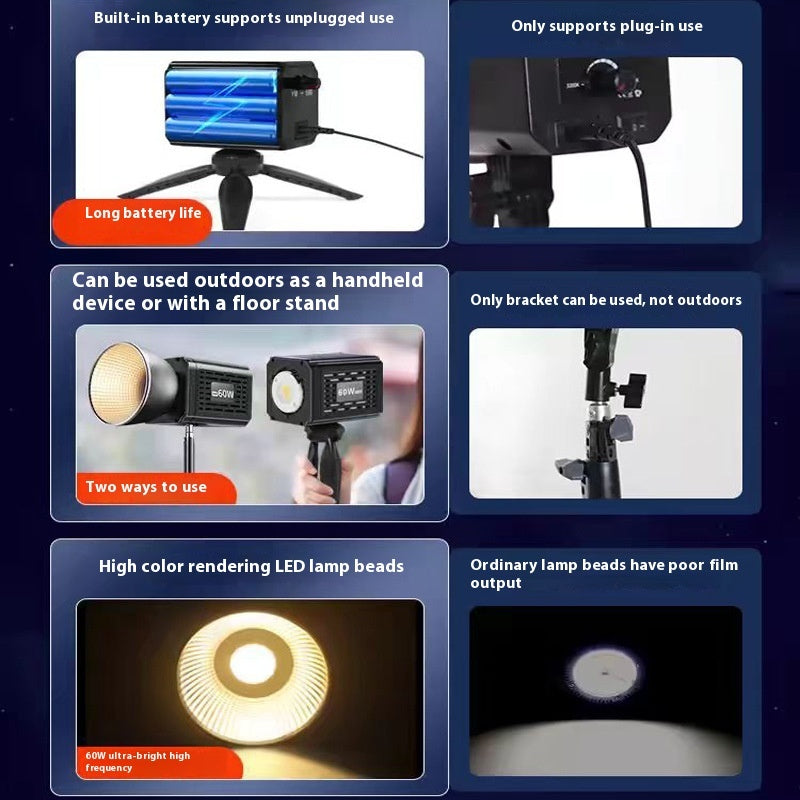 60W Live Streaming Fill Light For Anchor Special