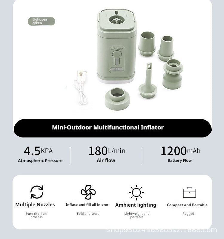 Camping Tent Sleeping Mat Electric Inflatable