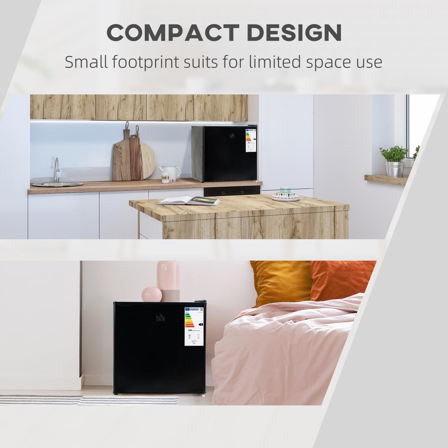 Mini Freezer Countertop, 1.1 Cu.Ft Compact Upright Freezer with Removable Shelves, Reversible Door for Home, Dorm, Apartment and Office, Black