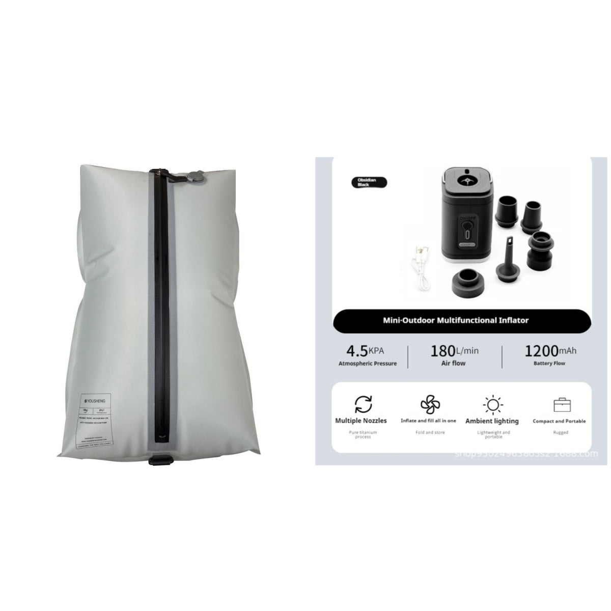 Camping Tent Sleeping Mat Electric Inflatable