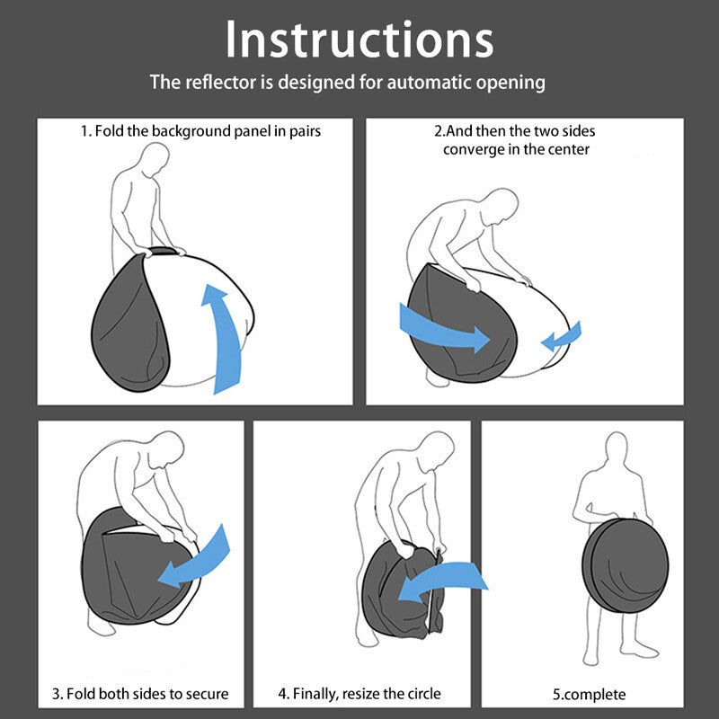 59 Green Screen Backdrop Pop-up Chair Round Background Protable Photograph W