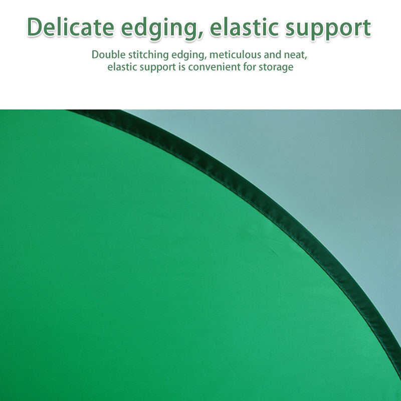 59 Green Screen Backdrop Pop-up Chair Round Background Protable Photograph W